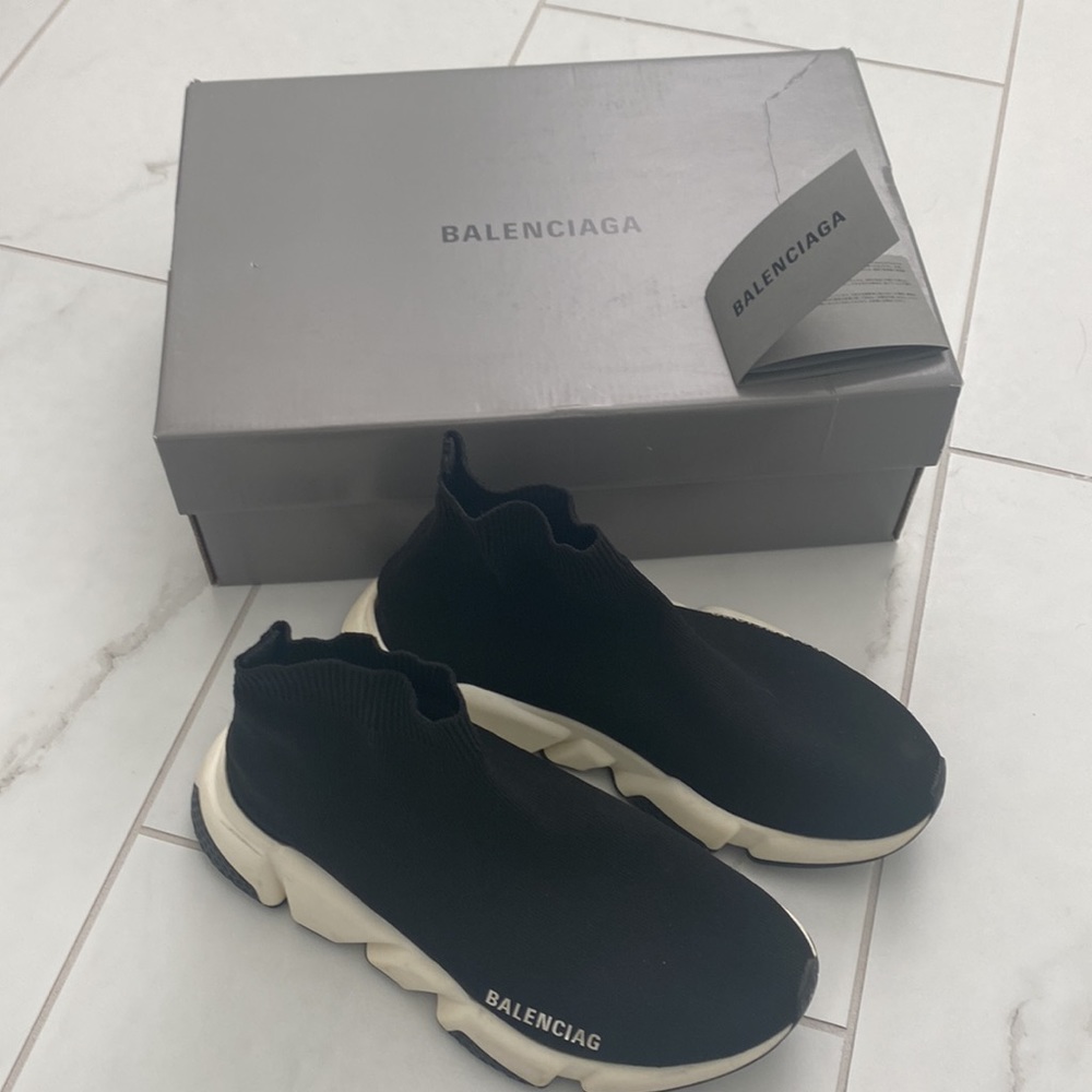 Balenciaga speed recycled knit sneakers - Picture 2 of 4